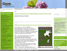 Tablet Screenshot of bund-neckar-alb.de